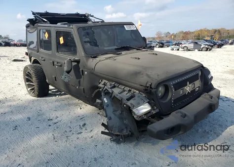 2018 Jeep Wrangler Unlimited Sport z USA, uszkodzony, nr VIN 1C4HJXDG4JW186740